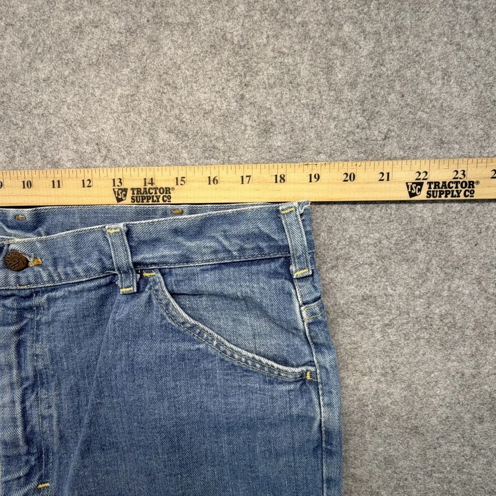 Vintage 70s Lee Bell Bottoms Flared Denim Mens Size 37x28 Talon 42